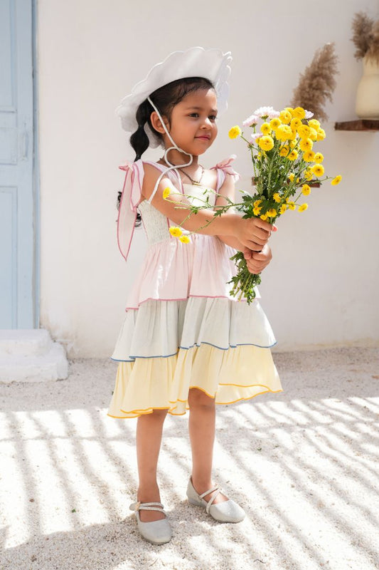 Genelia Layered Dress : MULTI-COLOR : Infant : Toddler : Tween