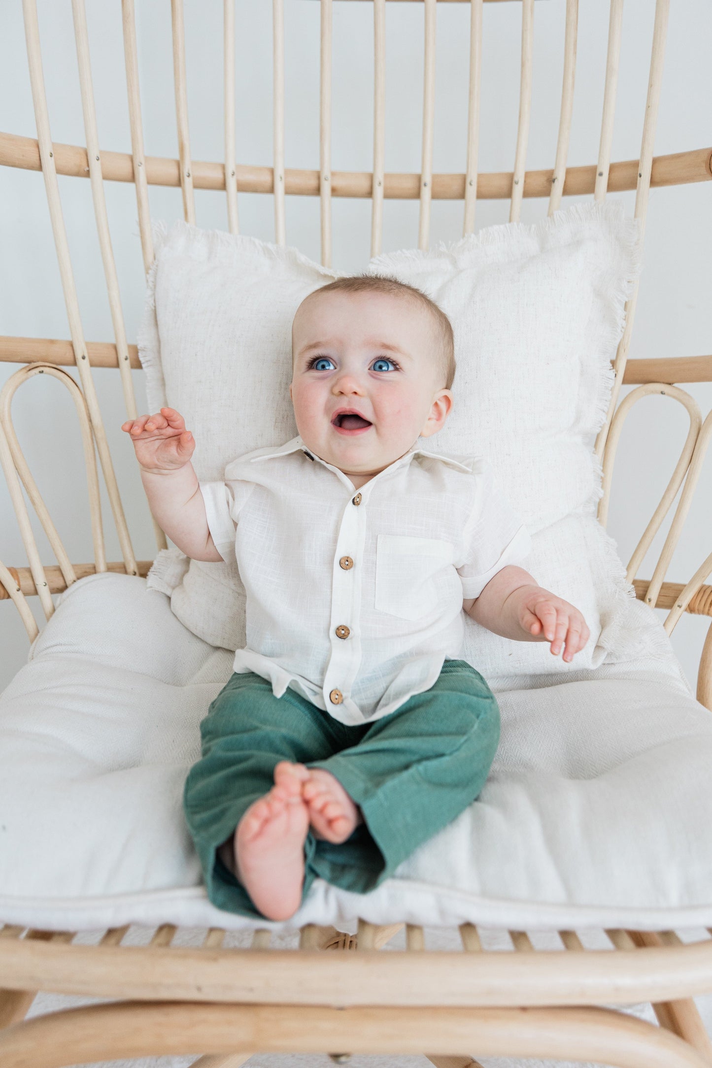 Corduroy pants and shirt set Boys Yo Baby Wholesale
