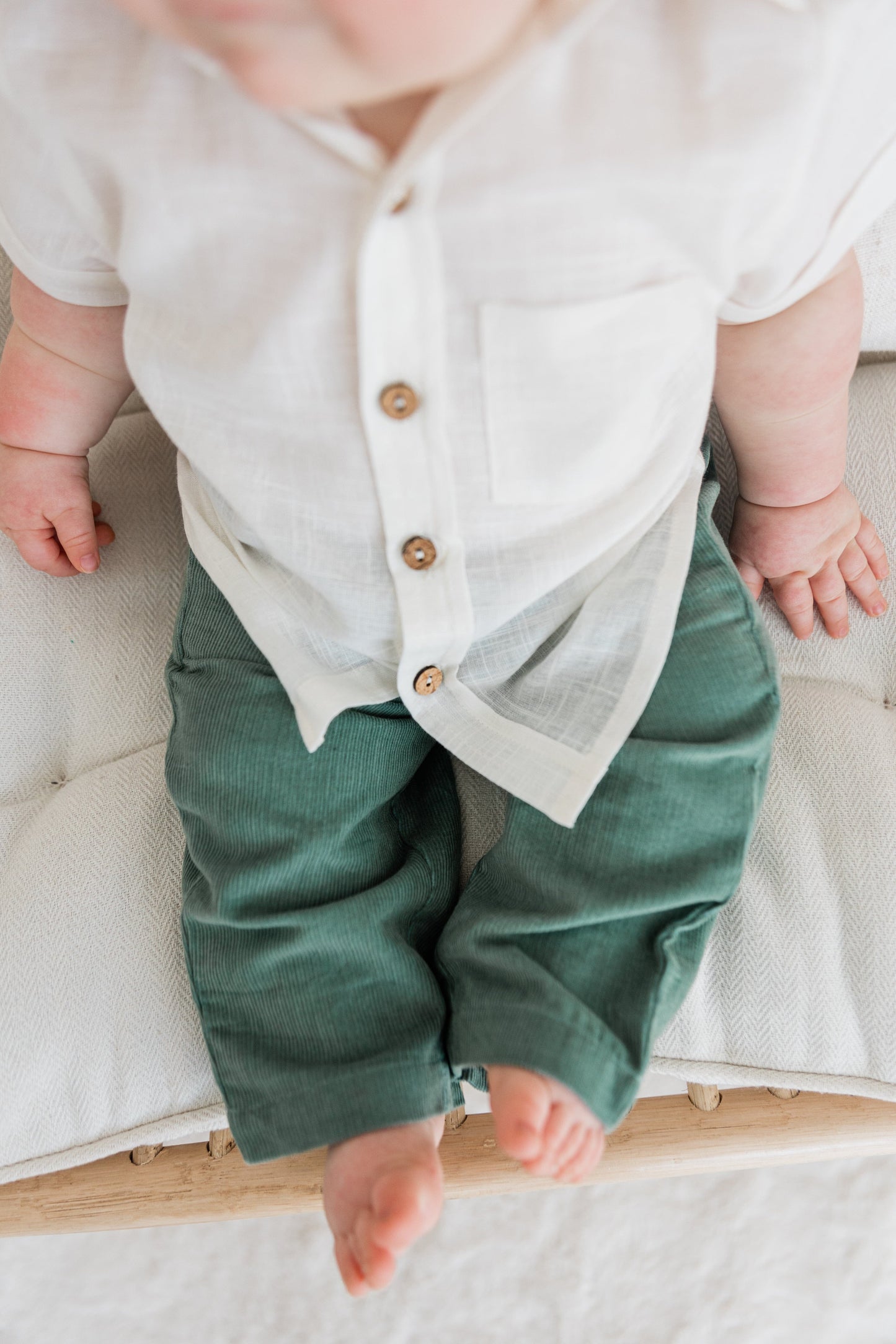 Corduroy pants and shirt set Boys Yo Baby Wholesale