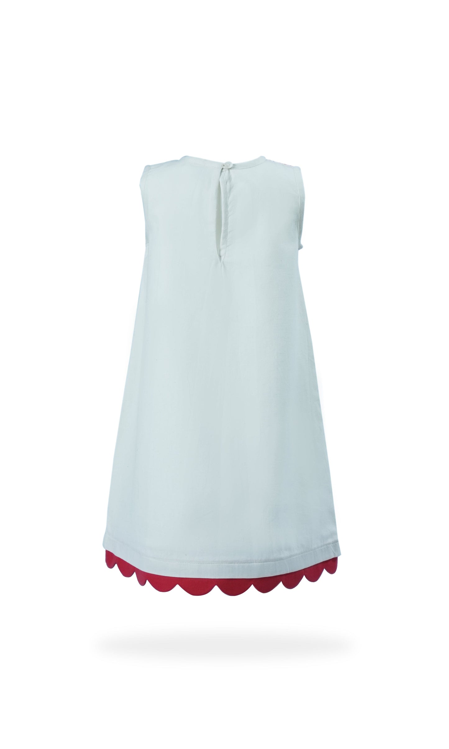 Heart Themed Scalloped Dress dress & diaper cover Yo Baby Wholesale