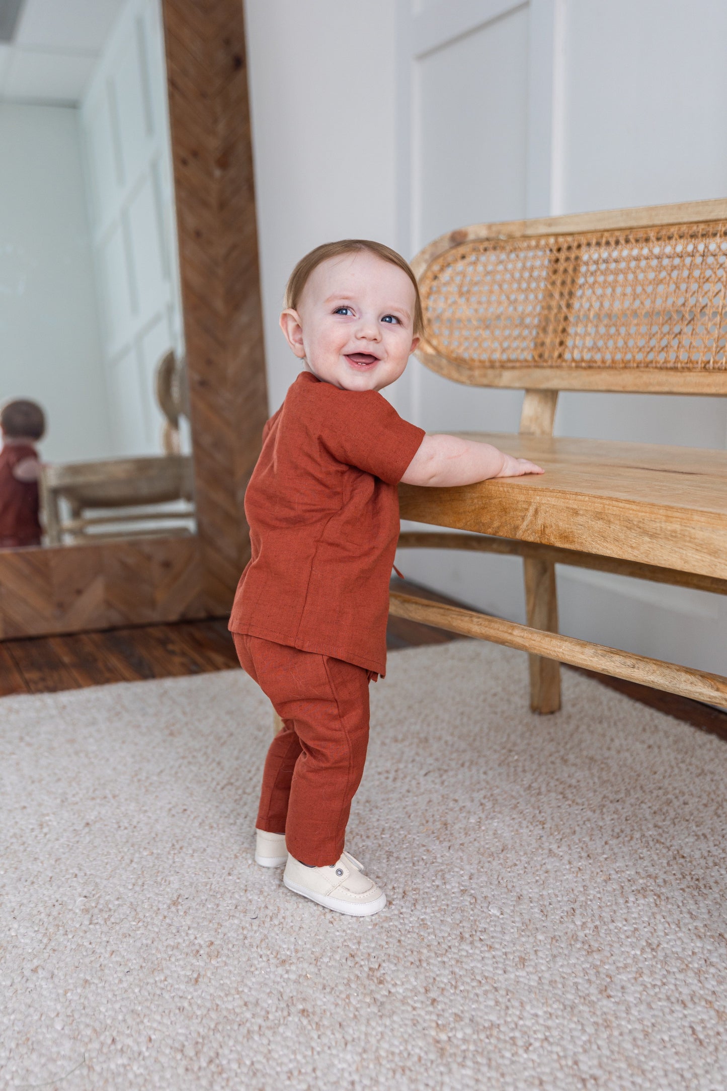 Maroon Top & Pant Set top & pant set Yo Baby India