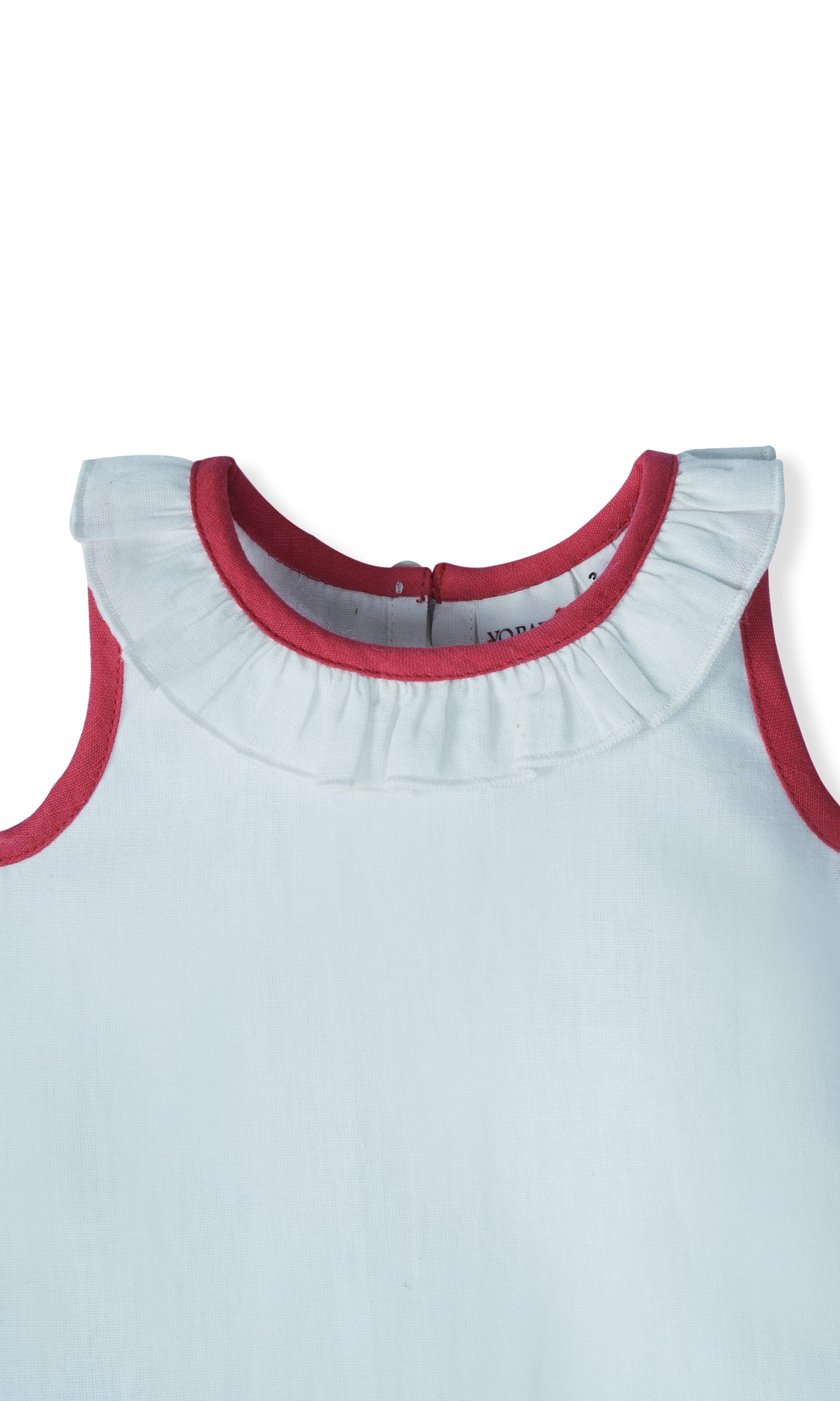 White Ruffled-Neck Top & Bow Diaper Cover Top & Shorts Set Yo Baby Wholesale