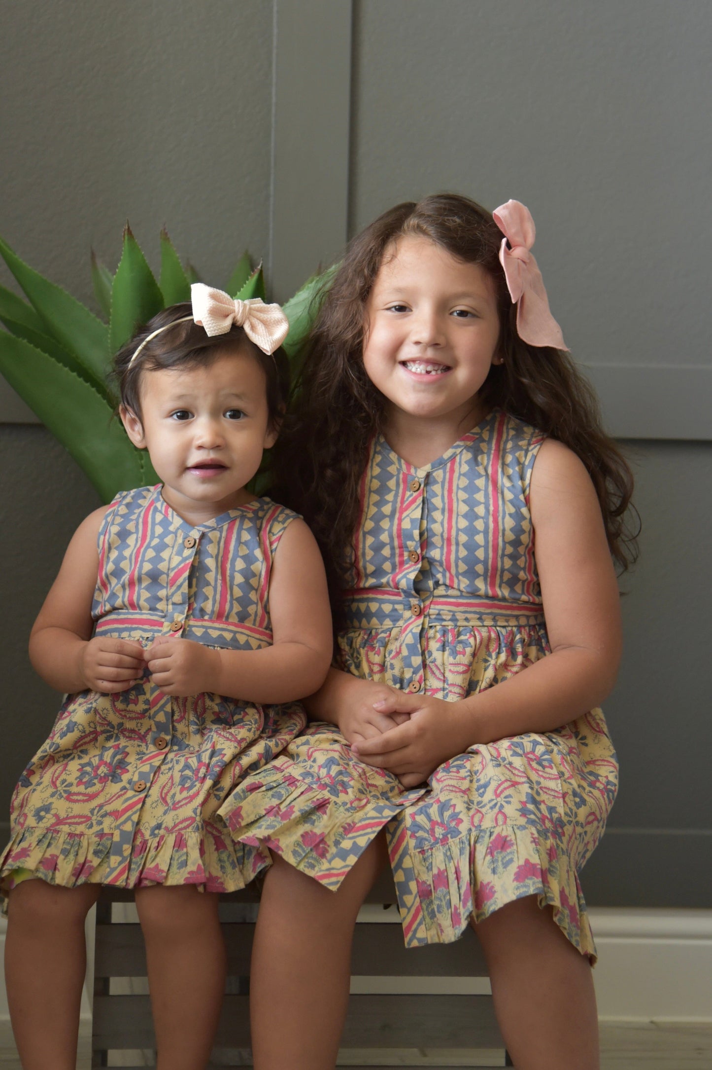 Abstract & Floral Shirt Dress Dress Yo Baby Wholesale