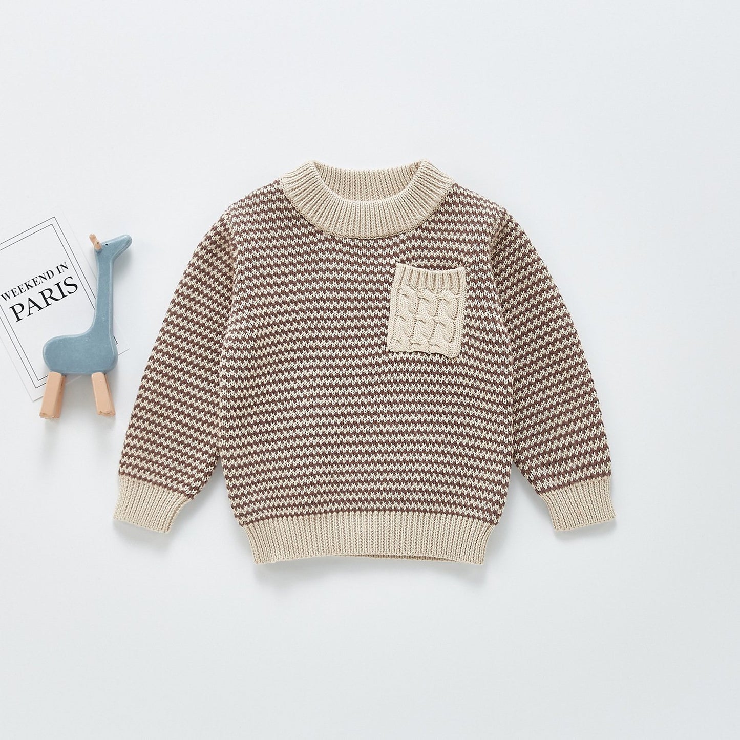 Abstract Infant Knitted Sweater - Unisex Dress Yo Baby India