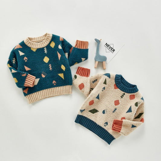Abstract Infant Ultra-Soft Sweater - Unisex Dress Yo Baby India