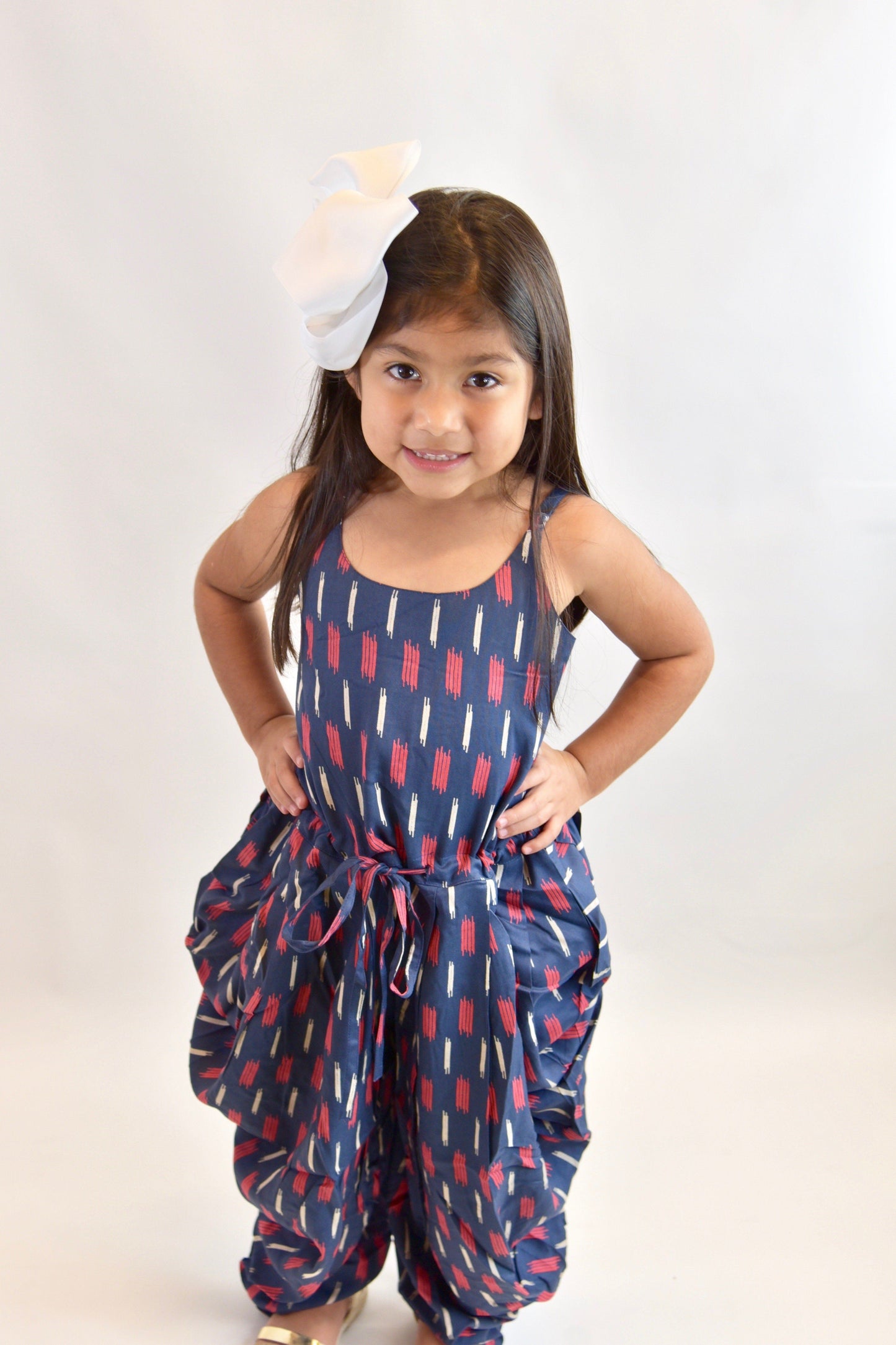 Abstract Print Harem-Jumpsuit Dress Yo Baby Wholesale