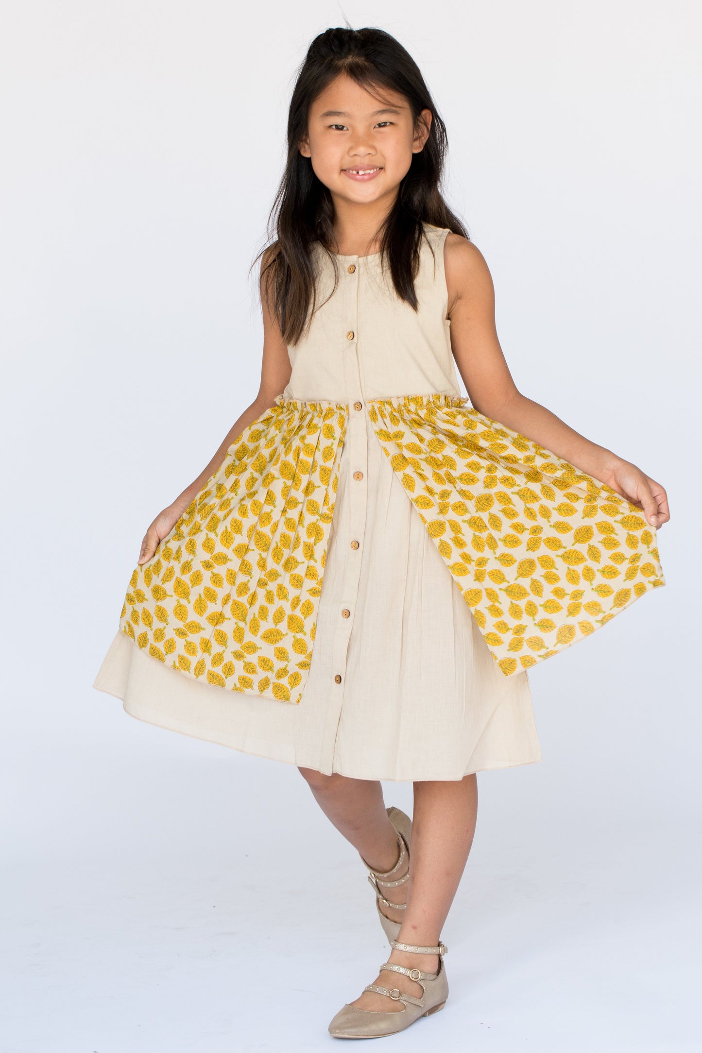 Autumn Leaves Layered Dress Dress Yo Baby Wholesale