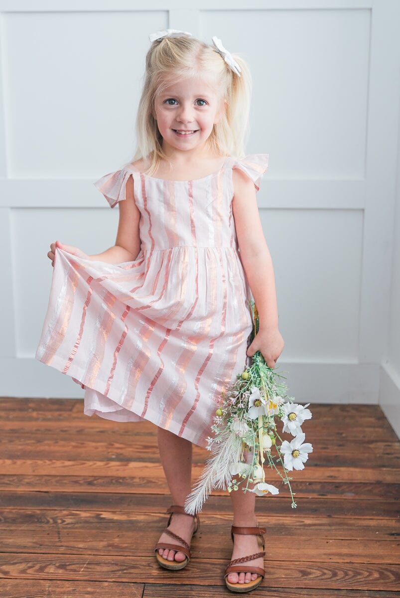 Baby pink frill dress store