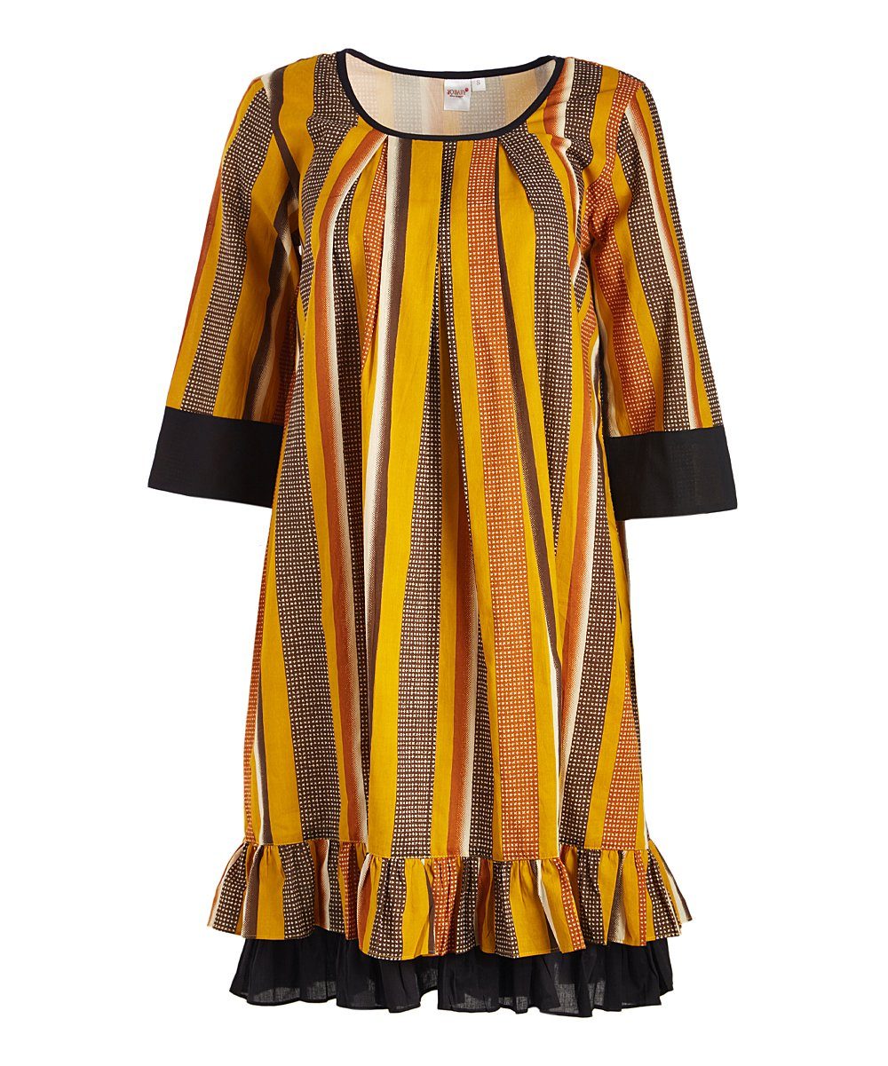 Black and Yellow Shift Dress Dress Yo Baby Wholesale