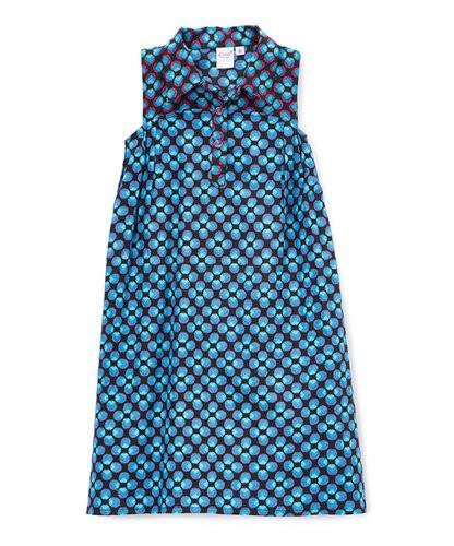 Blue And Pink Whimsical Shirt Dress Dress Yo Baby Wholesale