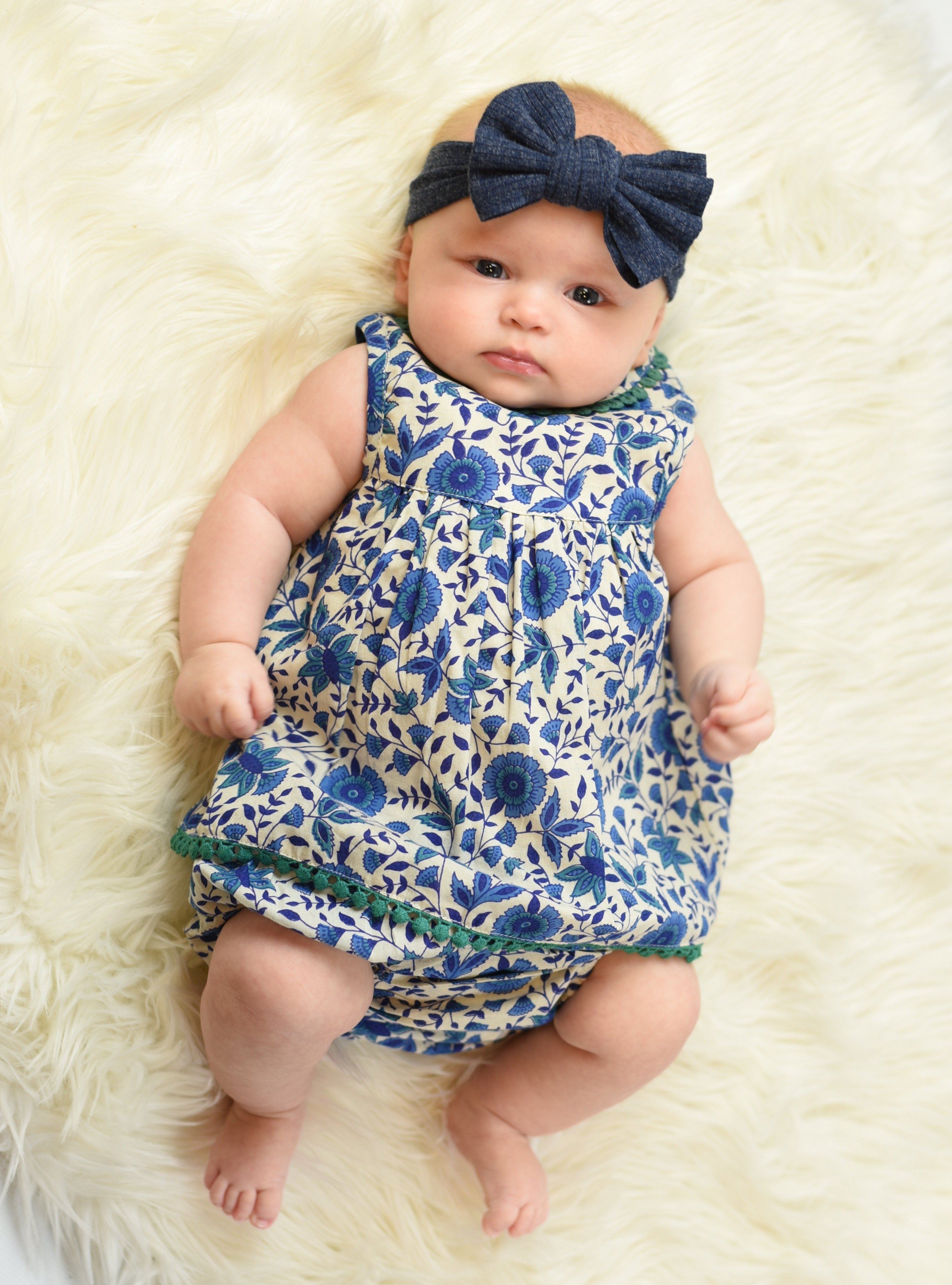 Blue Pottery Inspired Lace Dress And Diaper Cover Yo Baby India Blue Pottery Inspired Lace Dress And Diaper Cover Yo Baby India