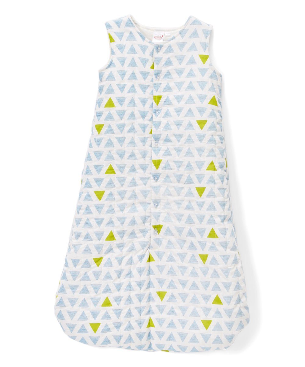 Blue & Yellow Triangles Sleeping Sack - Infant Sleep Sack Yo Baby Wholesale