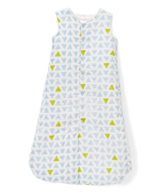 Blue & Yellow Triangles Sleeping Sack - Infant Sleep Sack Yo Baby Wholesale