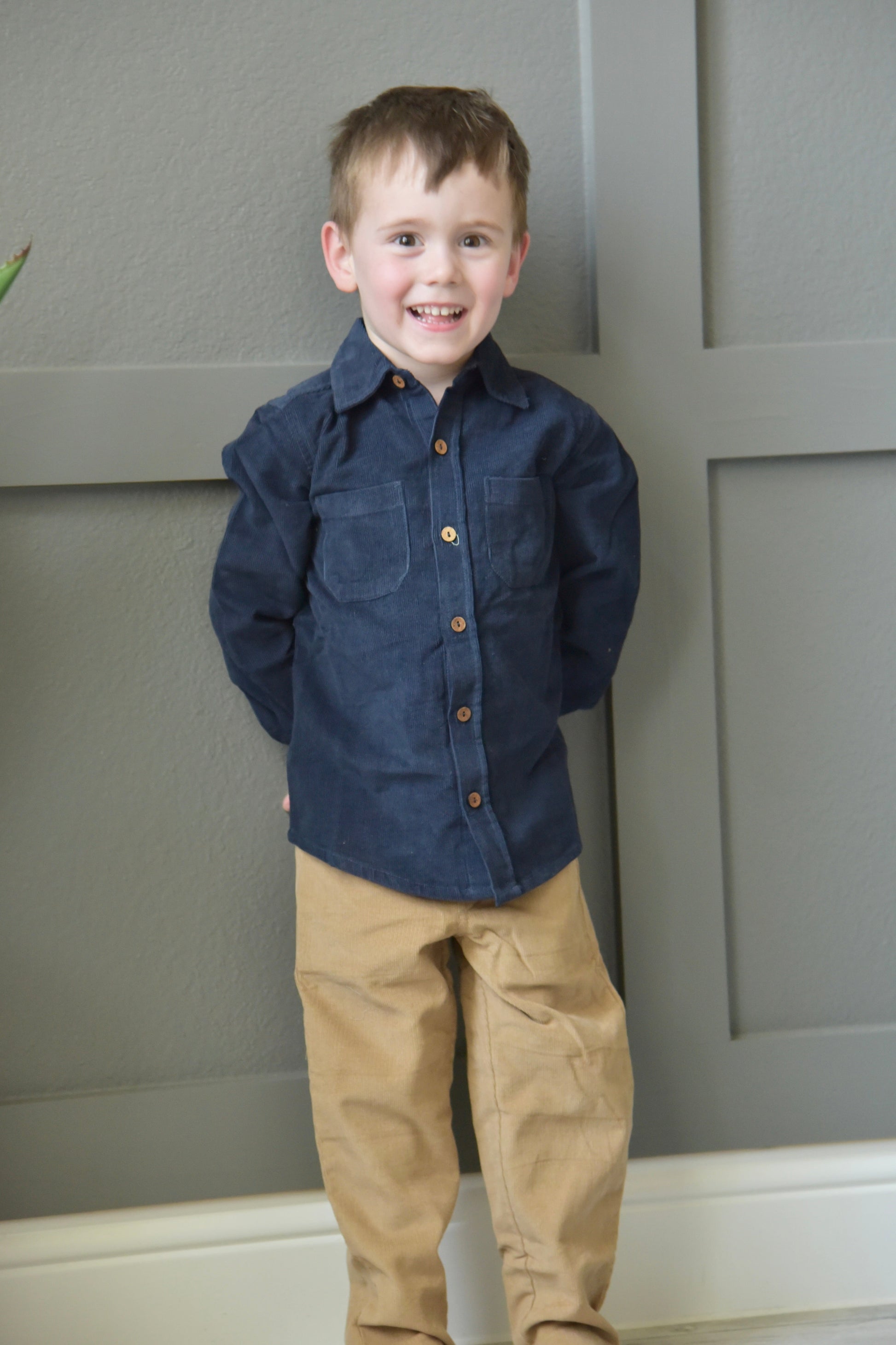 Boys Corduroy Pants - Camel Boys Yo Baby Wholesale