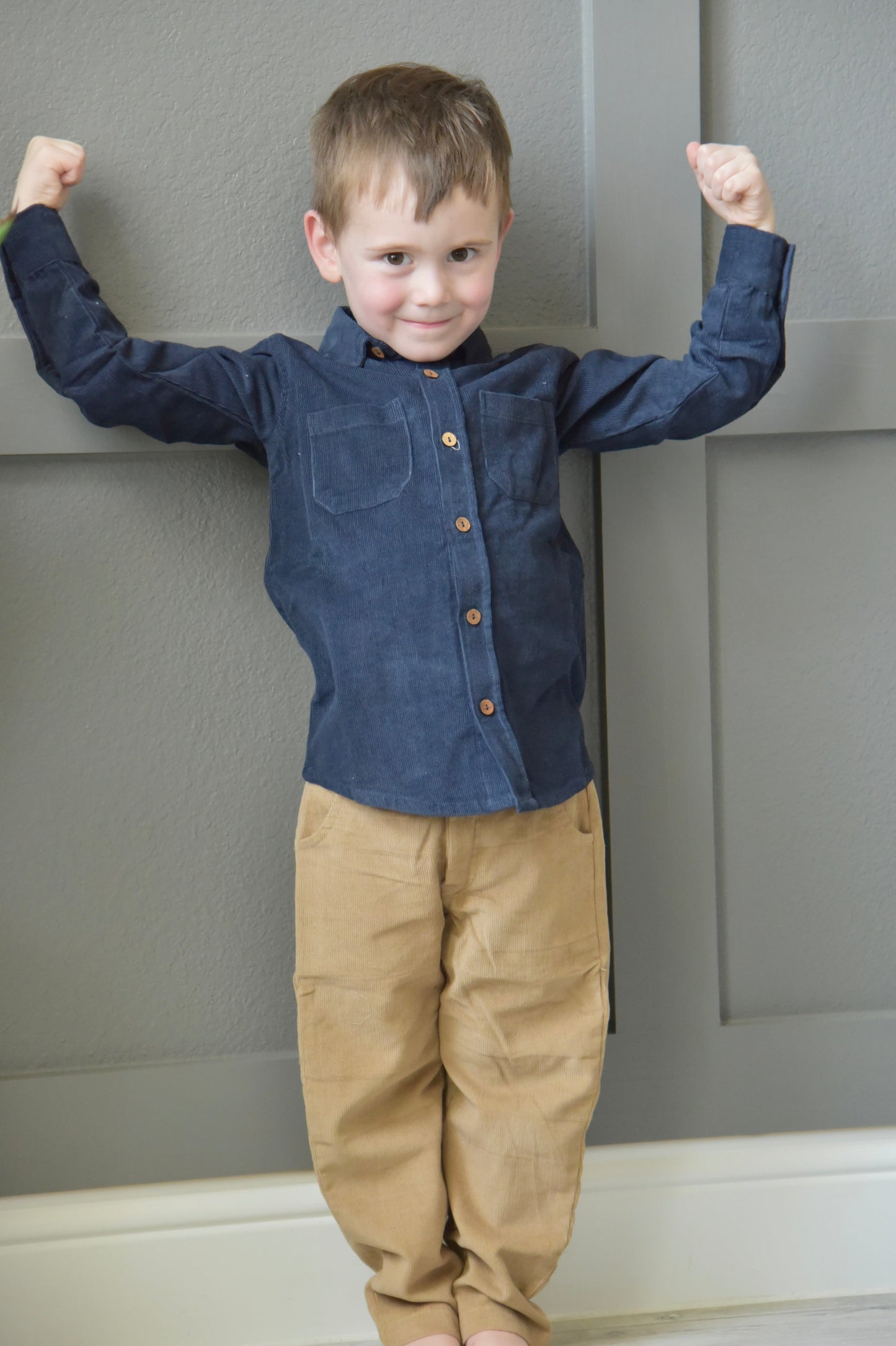 Boys Corduroy Pants - Camel Boys Yo Baby Wholesale