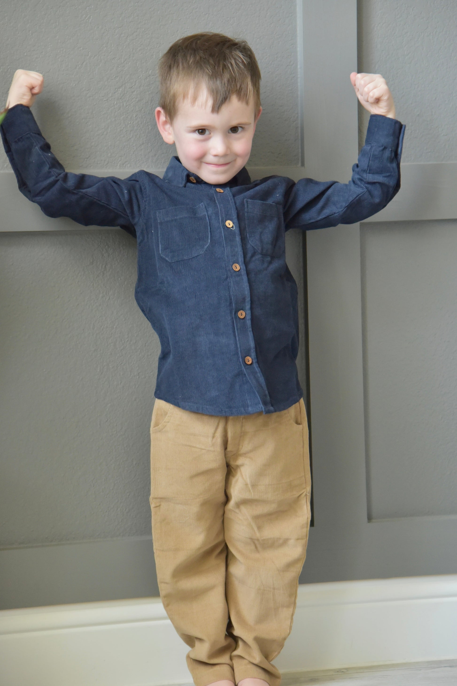 Boys Corduroy Pants - Camel Boys Yo Baby Wholesale