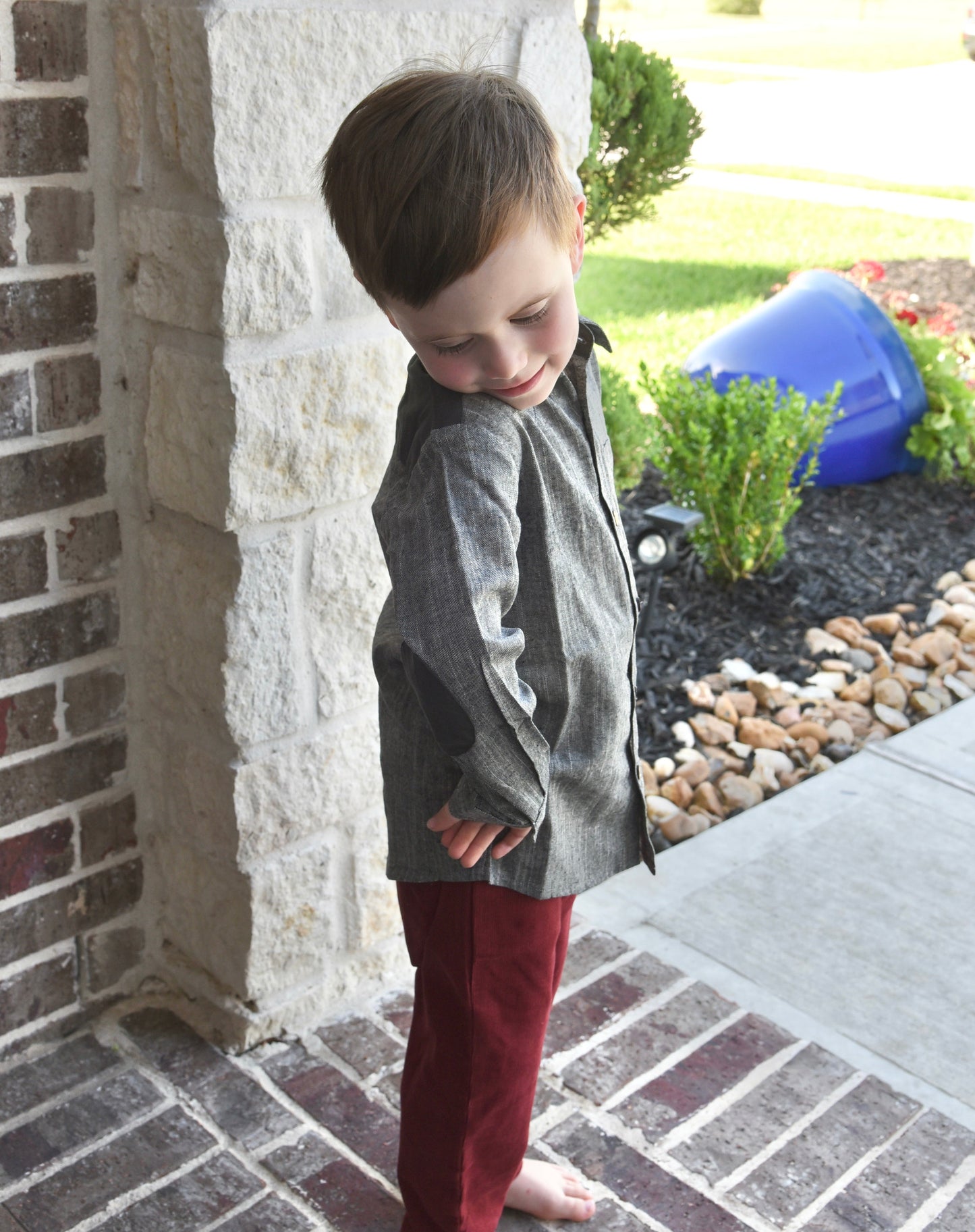 Boys Corduroy Pants - Red Boys Yo Baby Wholesale