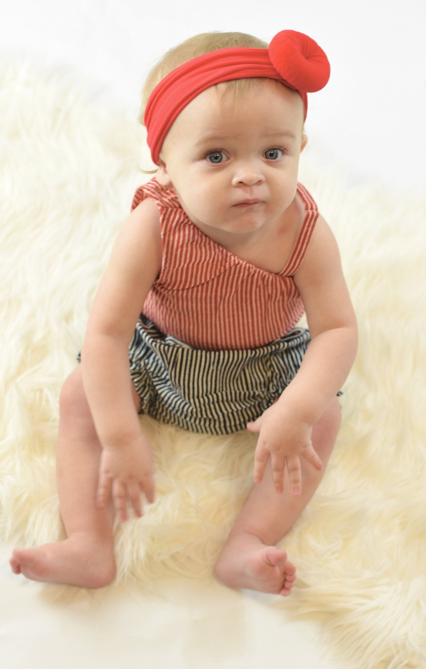 Candy Stripe Top & Shorts 2-pc. Set Sun Dress Yo Baby Wholesale