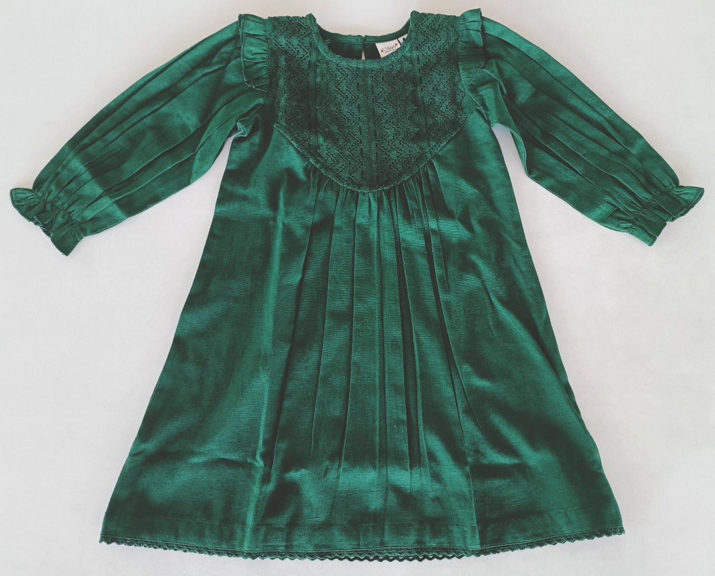Dark Green Long Sleeves Dress Dress Yo Baby India