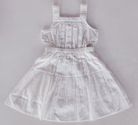 Ecru Cut-Out Dress Dress Yo Baby India 