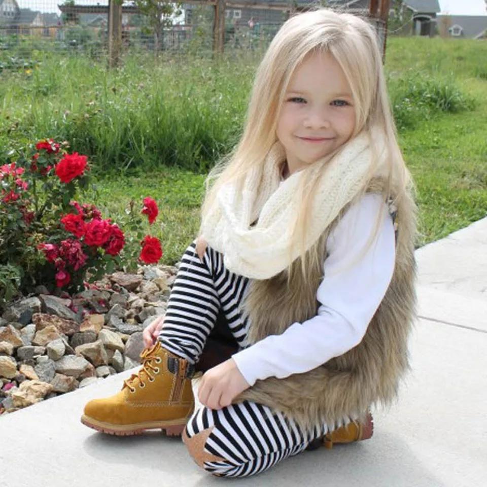 Faux Fur Vest Dress Yo Baby Wholesale