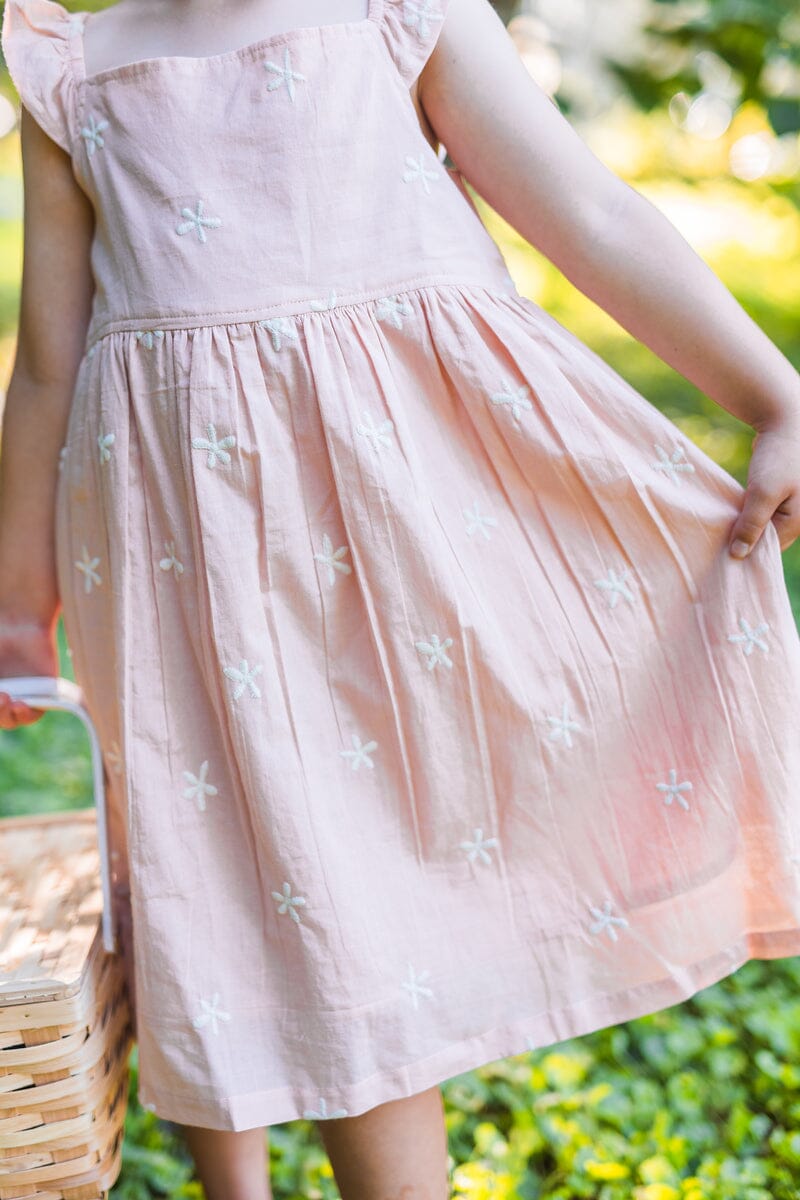 Floral Embroidered Angel Dress Dress Yo Baby India