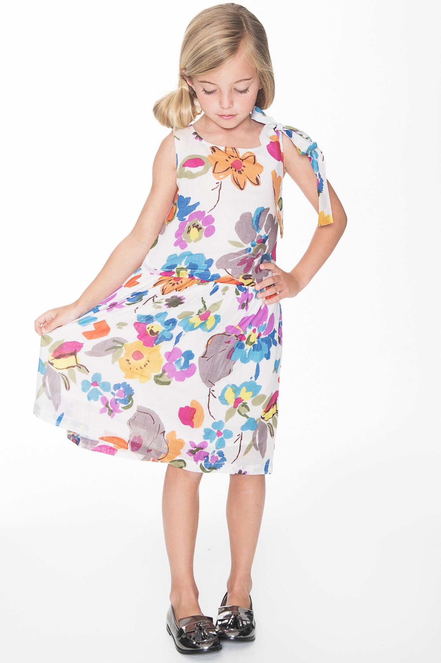 Floral Tie-Dress Dress Yo Baby Wholesale