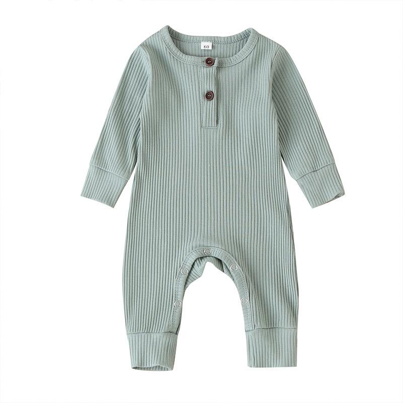 Full Sleeves Ribbed Romper- Unisex Yo Baby India