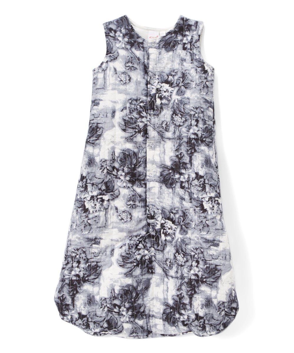 Grey Floral Sleeping Sack - Infant Yo Baby Wholesale