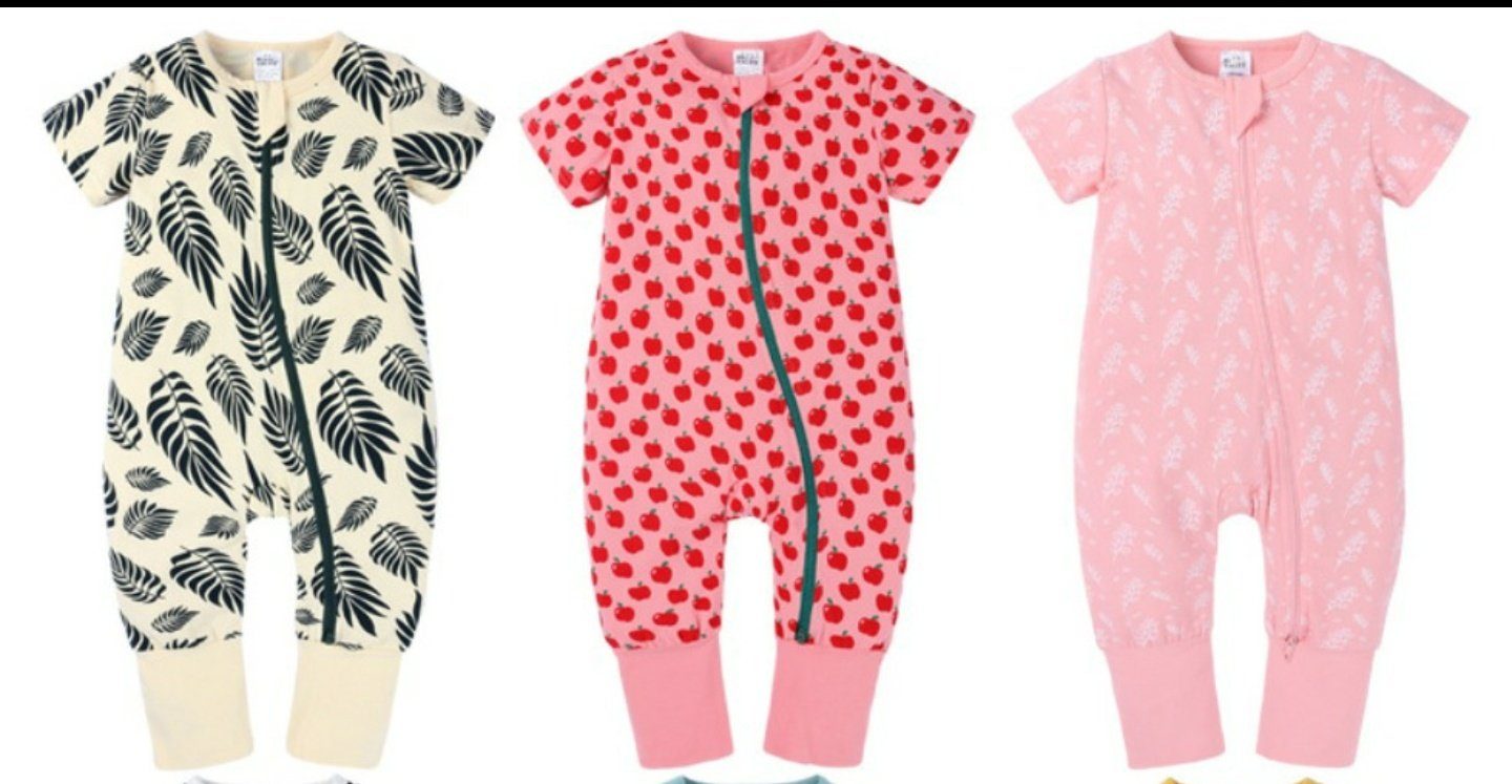 Half Sleeves Knit Playsuit - Unisex Yo Baby India