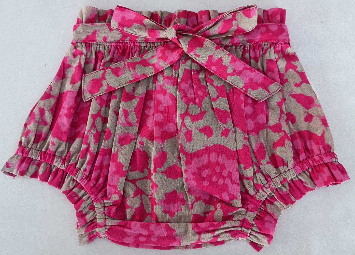 Hot-Pink Print Shorts-Style Diaper Cover Diaper Cover Yo Baby India