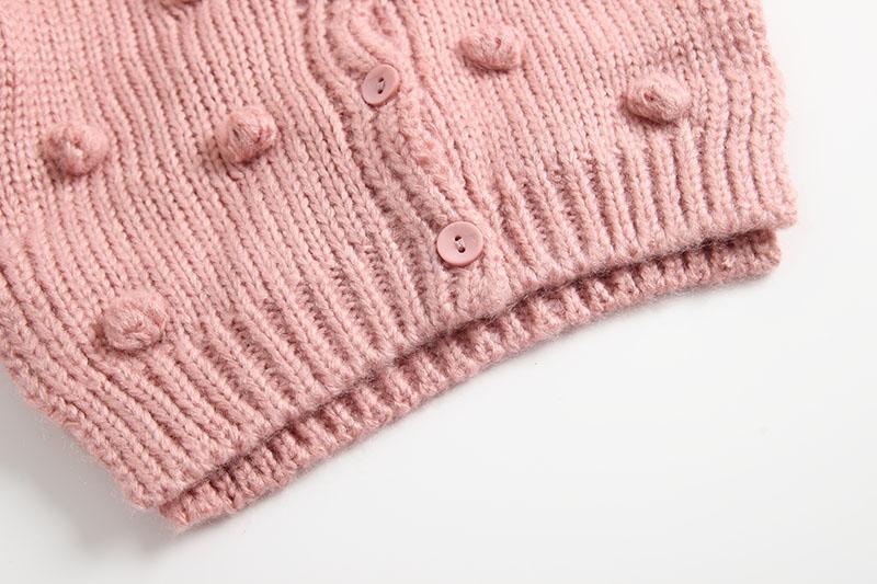 Infant Pom-Pom Sweater - Girls romper Yo Baby India