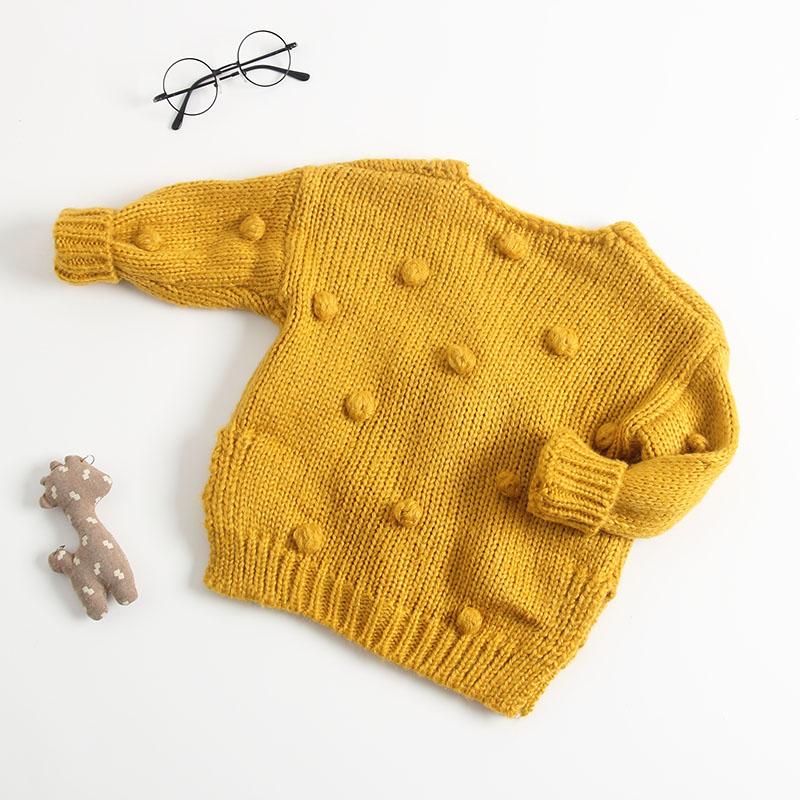 Infant Pom-Pom Sweater - Girls romper Yo Baby India