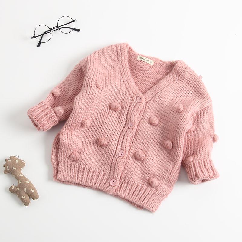 Infant Pom-Pom Sweater - Girls romper Yo Baby India