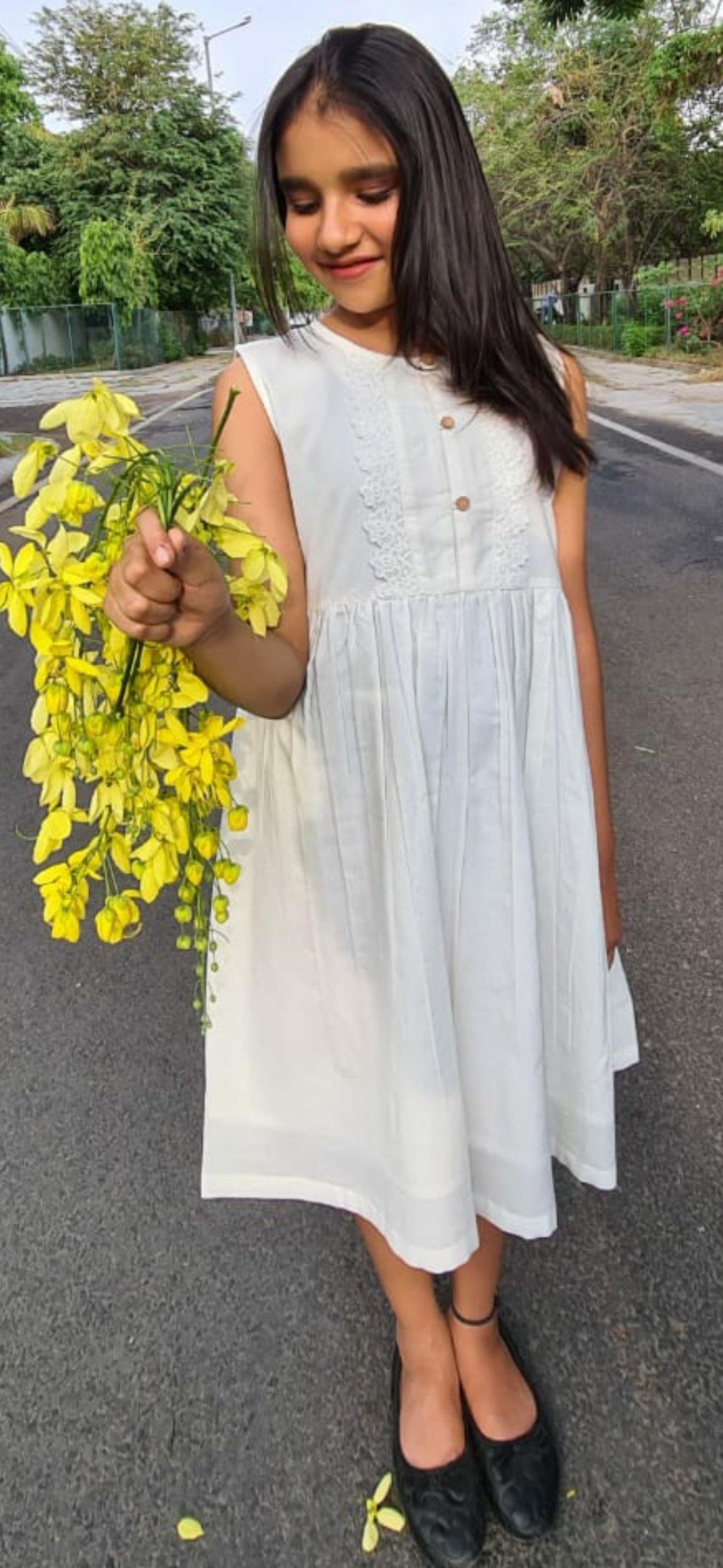 Ivory Sleeveless Lace Dress Dress Yo Baby Wholesale