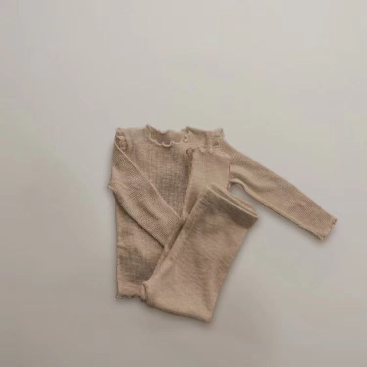 Knit Ribbed Top & Pants Set Dress Yo Baby Wholesale