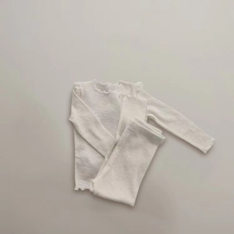 Knit Ribbed Top & Pants Set Dress Yo Baby Wholesale