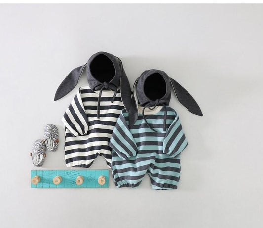 Knit Romper & Bunny Hat Set - Unisex Yo Baby India