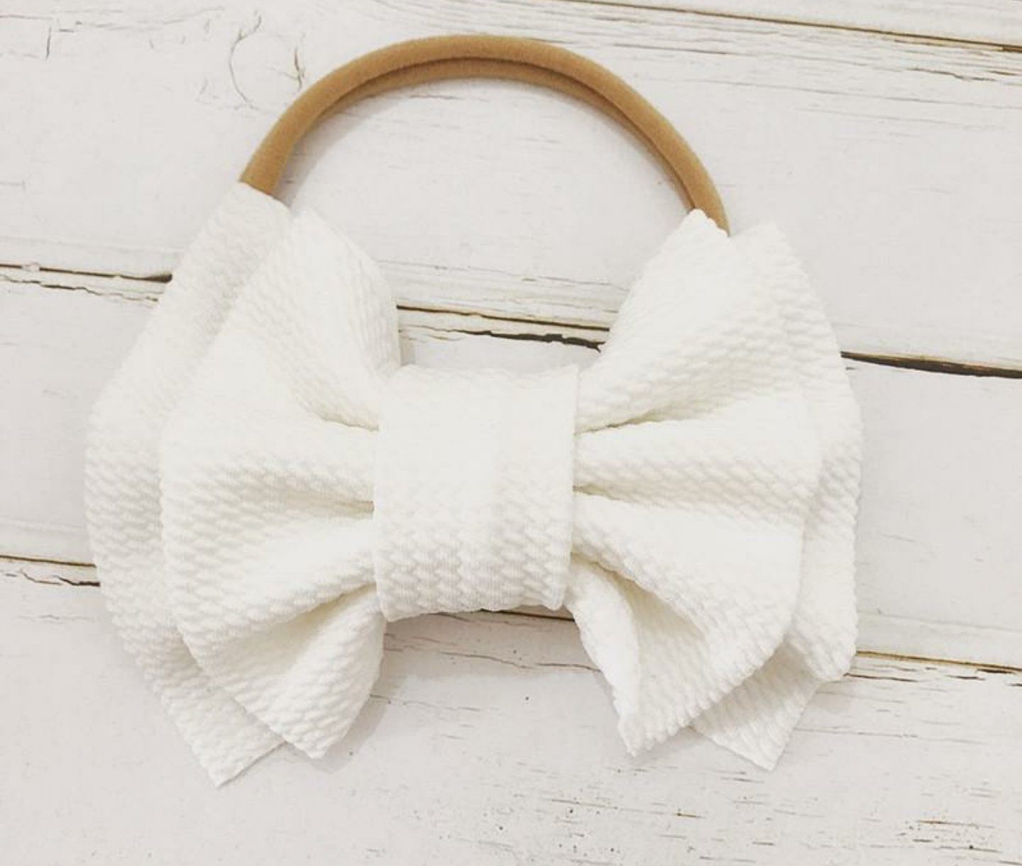 Knit Waffle Bow Hairband Yo Baby India
