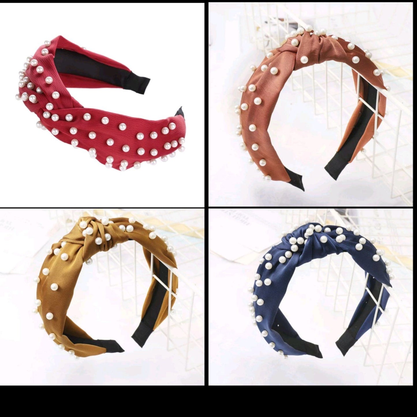 Knotted Pearl Hair Band Yo Baby India