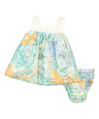 Lace Detail Mellow Hues Infant Dress Dress Yo Baby Wholesale