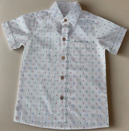 Multi Color Cotton Dobby Boys Shirt Shirt Yo Baby India