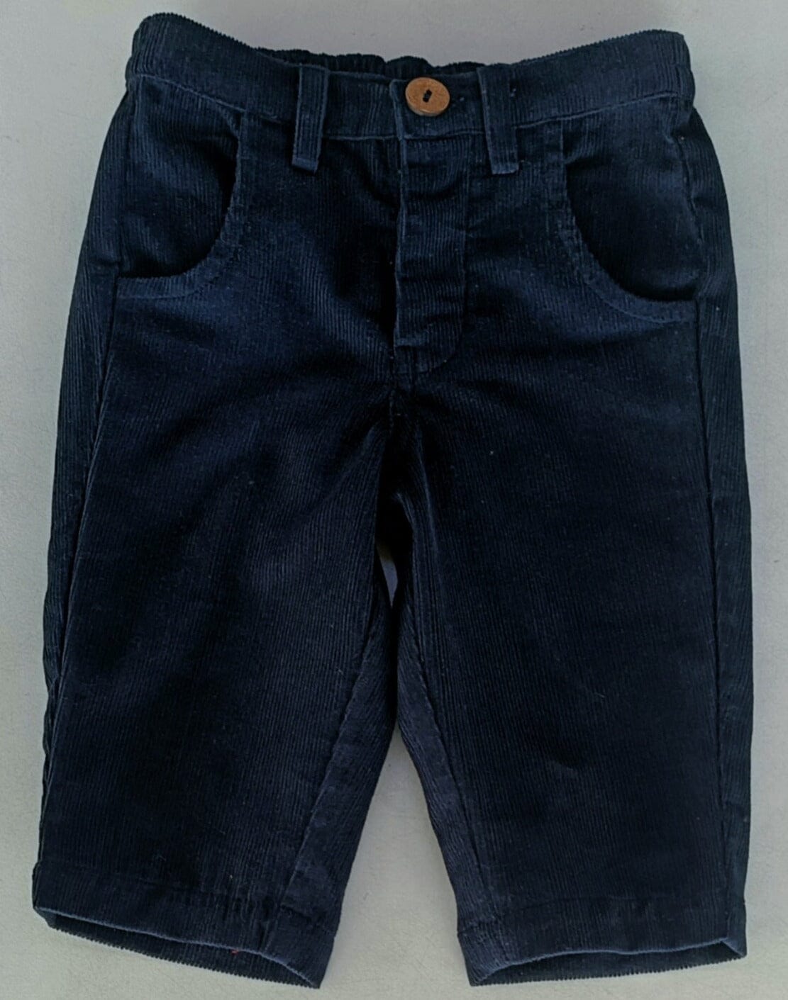 Navy Corduroy Solid Color Boys Pants Pants Yo Baby India