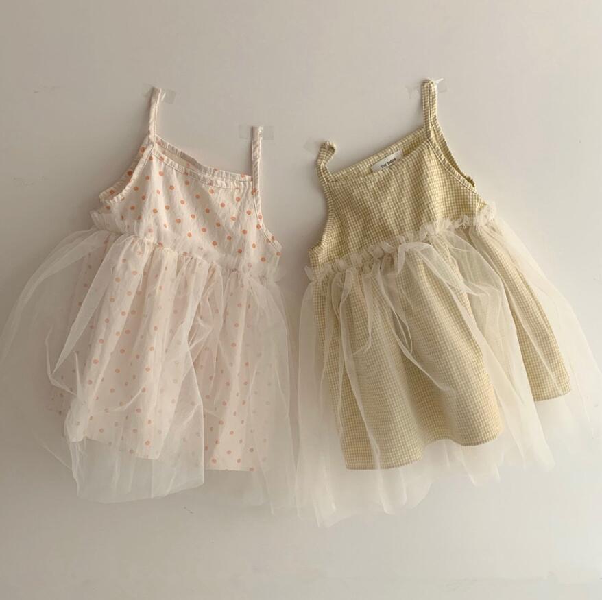 Orange Polka Dots Tulle Party Dress Dress Yo Baby Wholesale