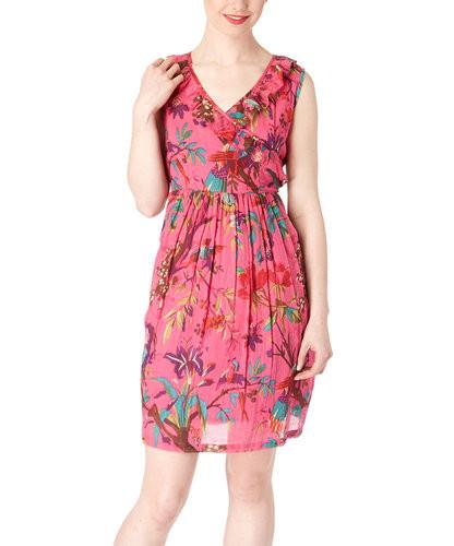 Pink Forest Print Dress Shirt-Dress Yo Baby Wholesale