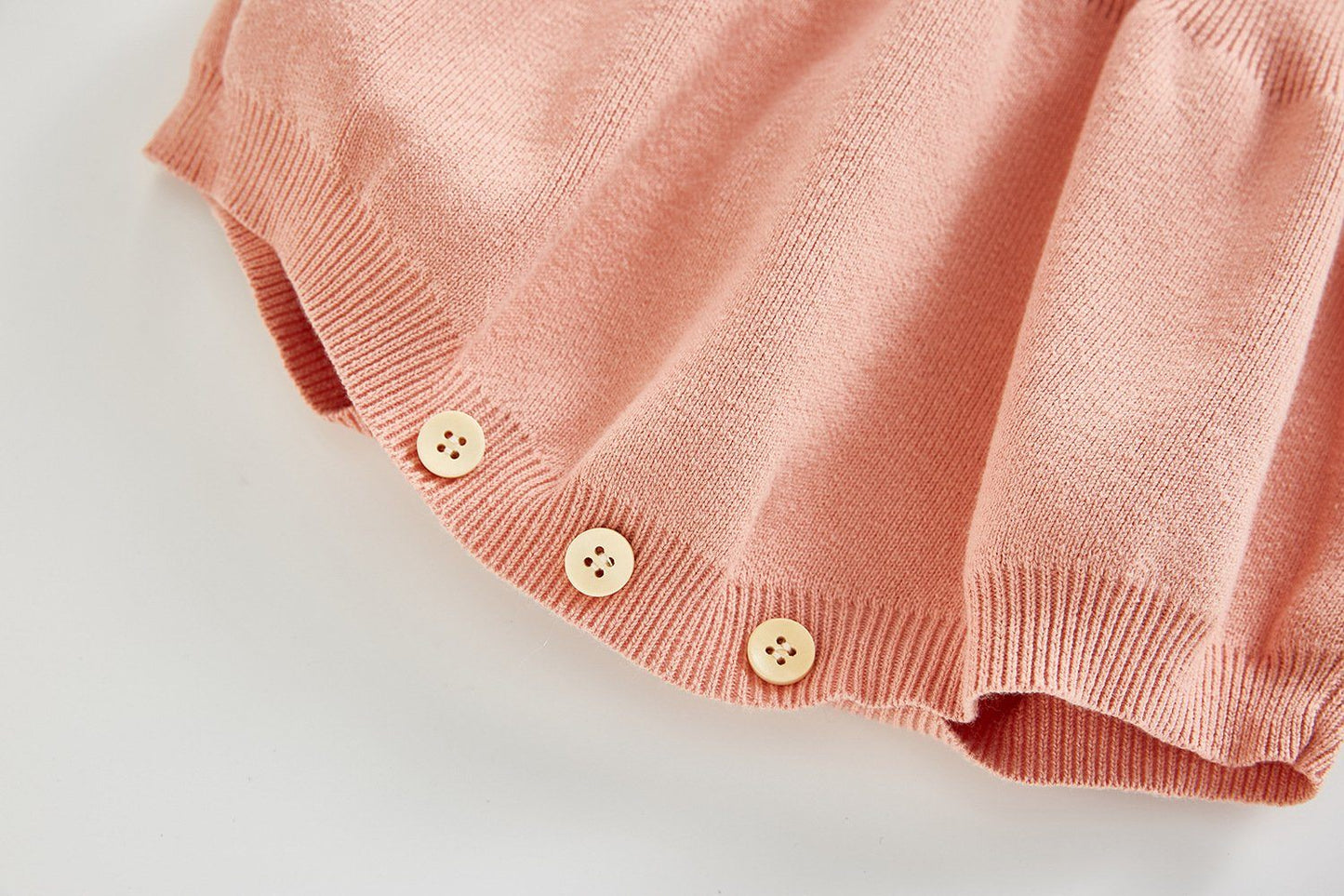 Pink Ruffle Sweater Romper Dress Dress Yo Baby Wholesale