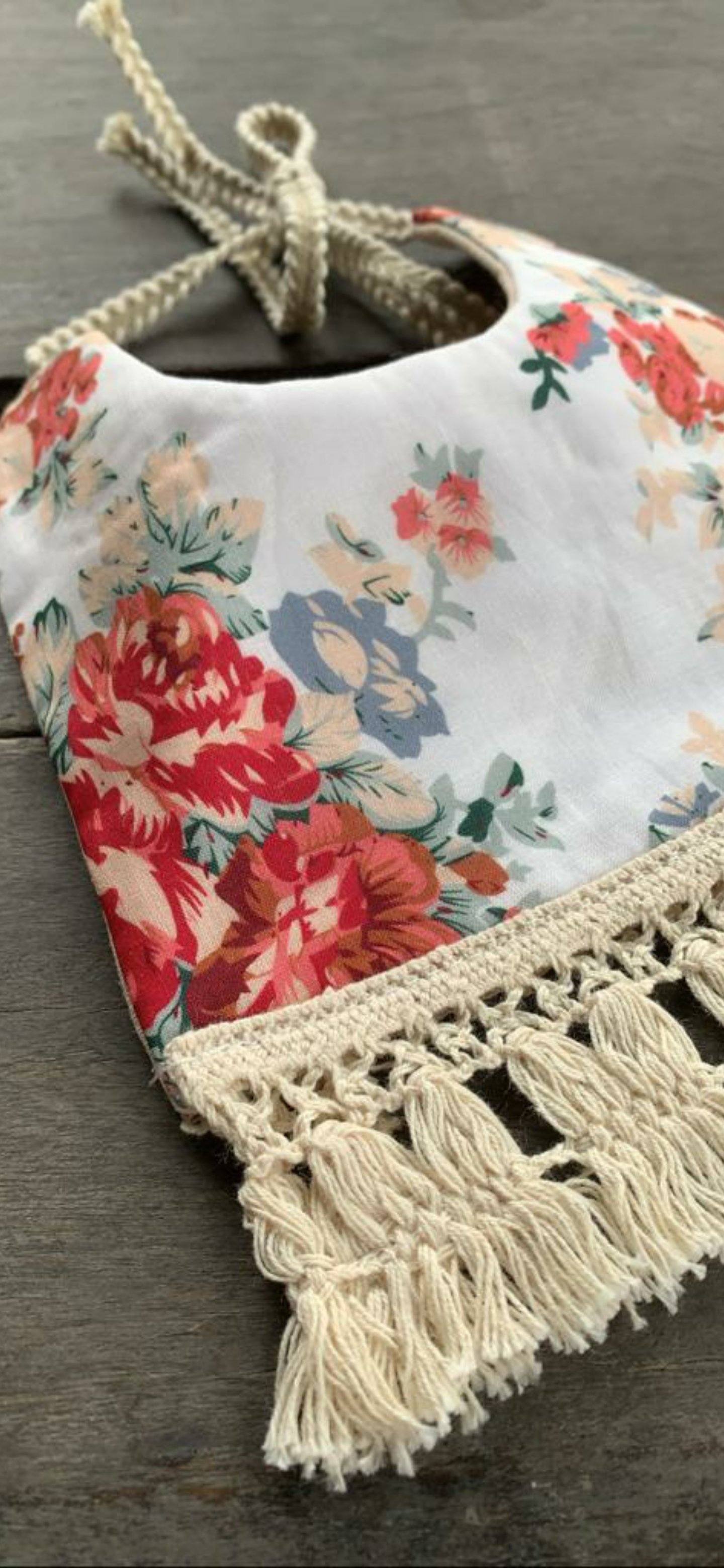 Printed & Solid Reversible Cotton Lace Bib Feeding Set Yo Baby Wholesale