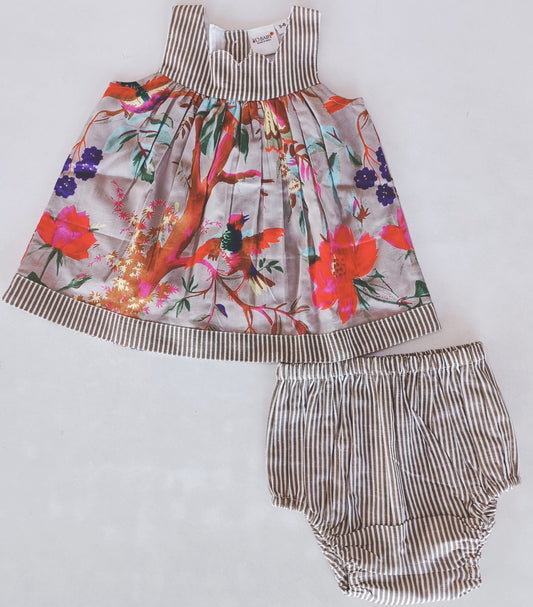 Printed Sweetheart Neckline Dress Dress Yo Baby India