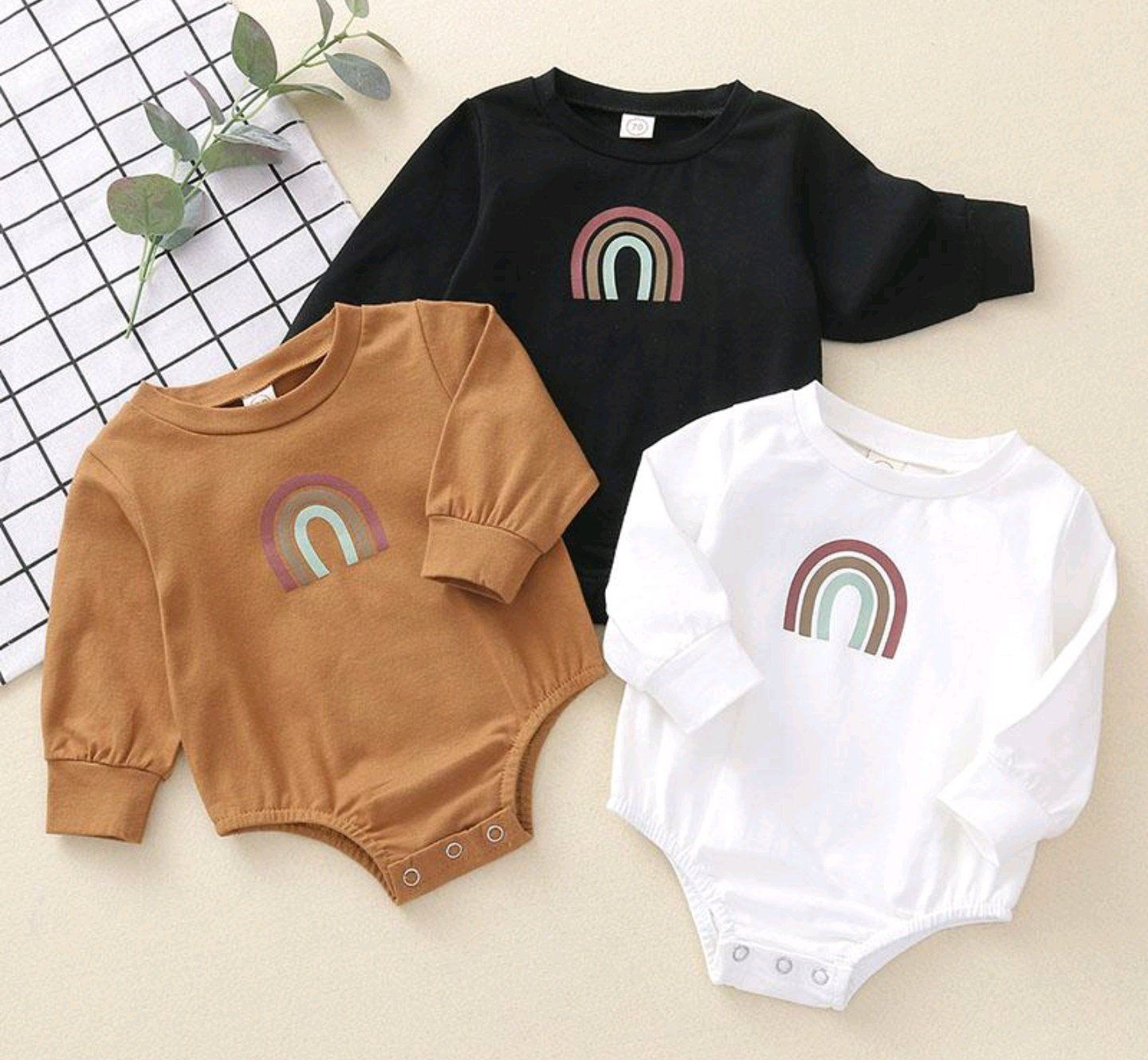 Rainbow Romper- Unisex romper Yo Baby India