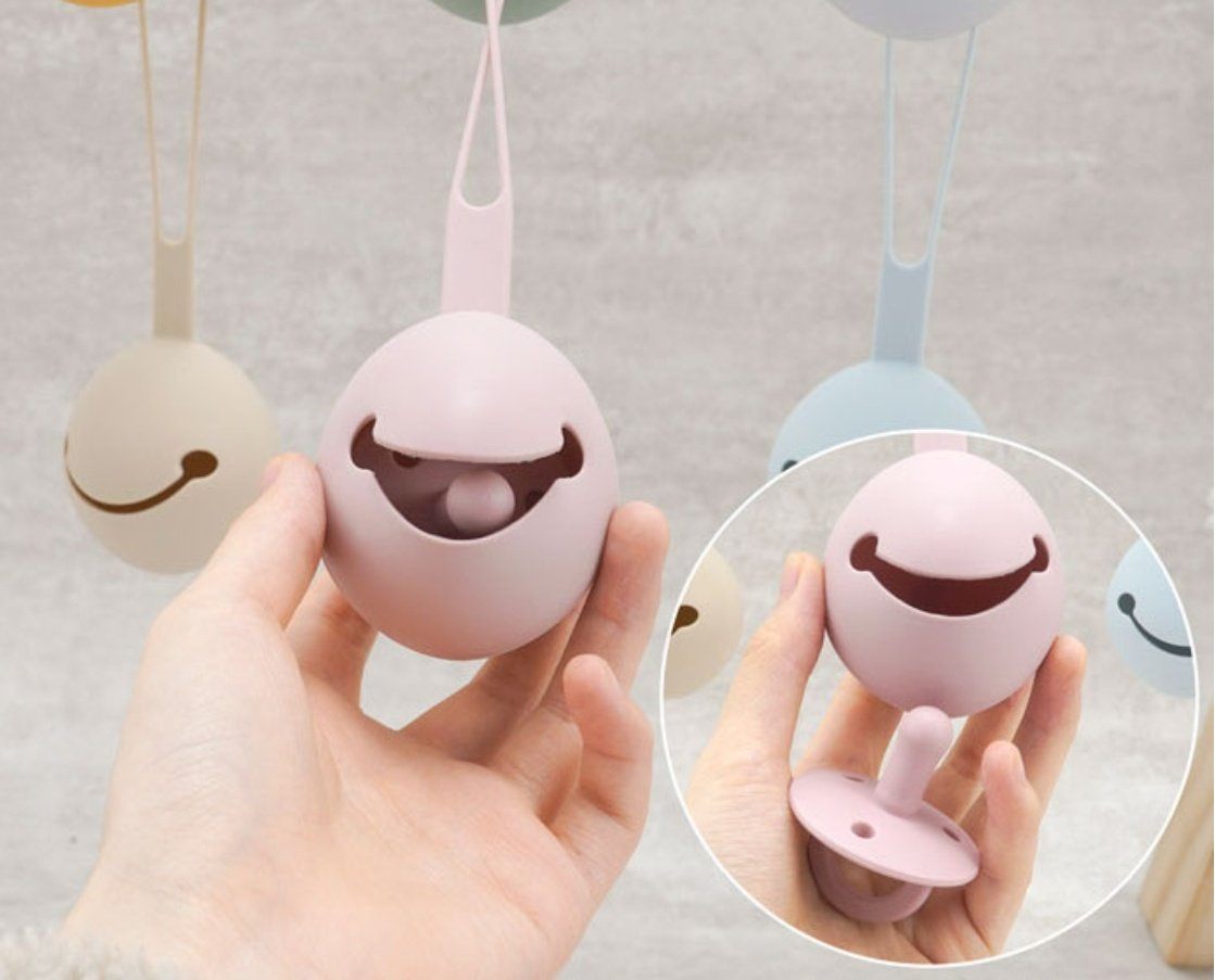 Silicone Pacifier + Pacifier Clip + Pacifier Holder - Set of 3 Feeding Set Yo Baby Wholesale